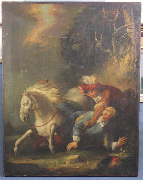 19th century English School Tam O Shanter, 48 x 38in., unframed